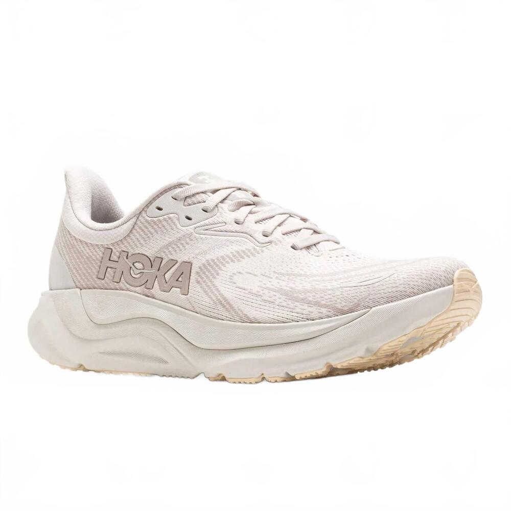 NEW HOKA men's arahi 8 running shoes wide 2e in grout putty